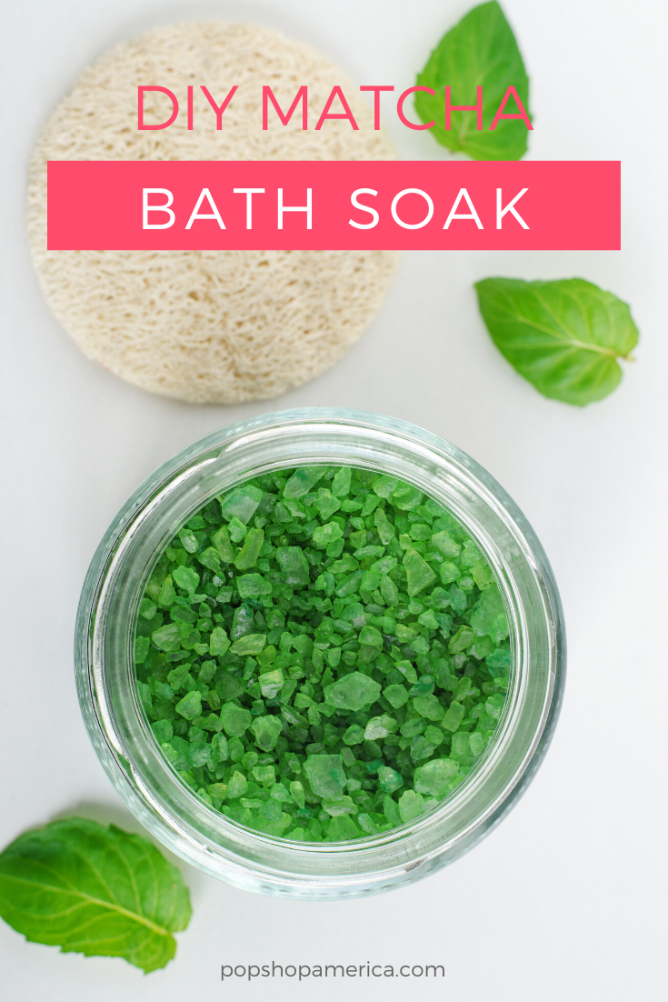Energizing DIY Matcha Bath Soak Recipe