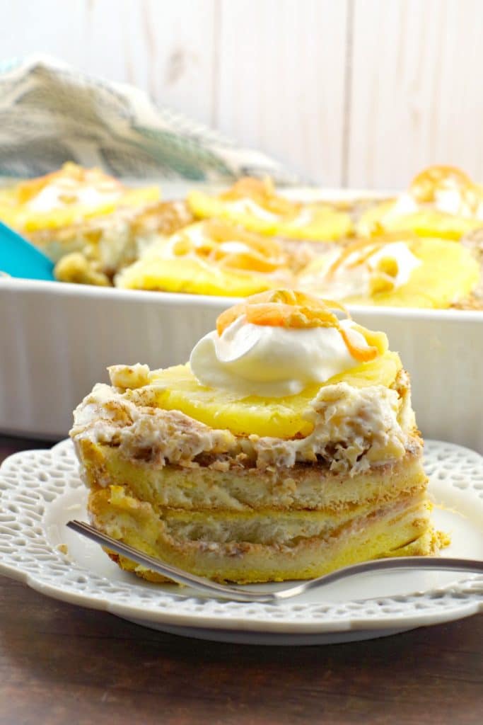 carrot cake french toast casserole