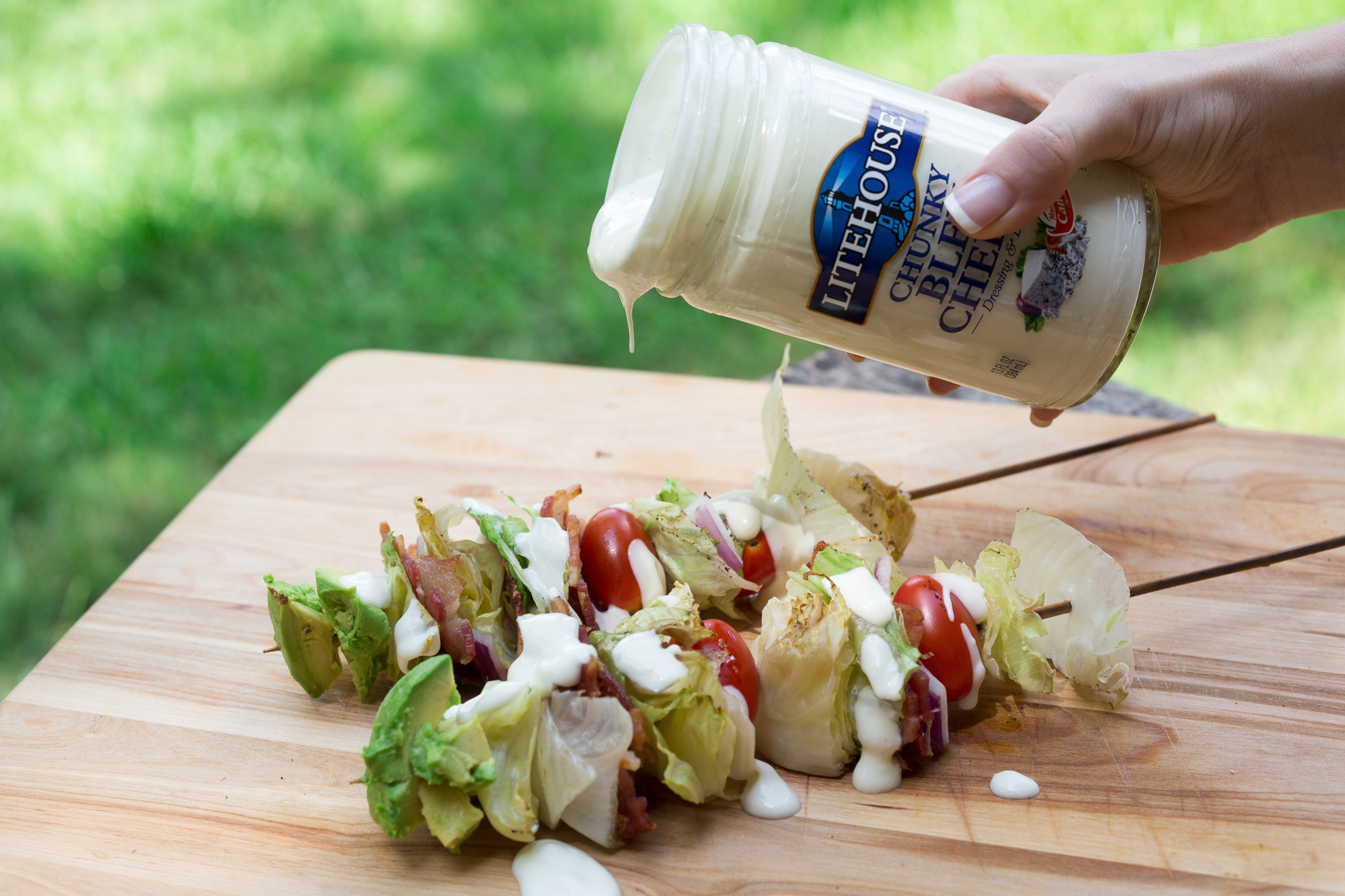 grilled-wedge-salad-skewers-finished-skewers-drizzle-dressing