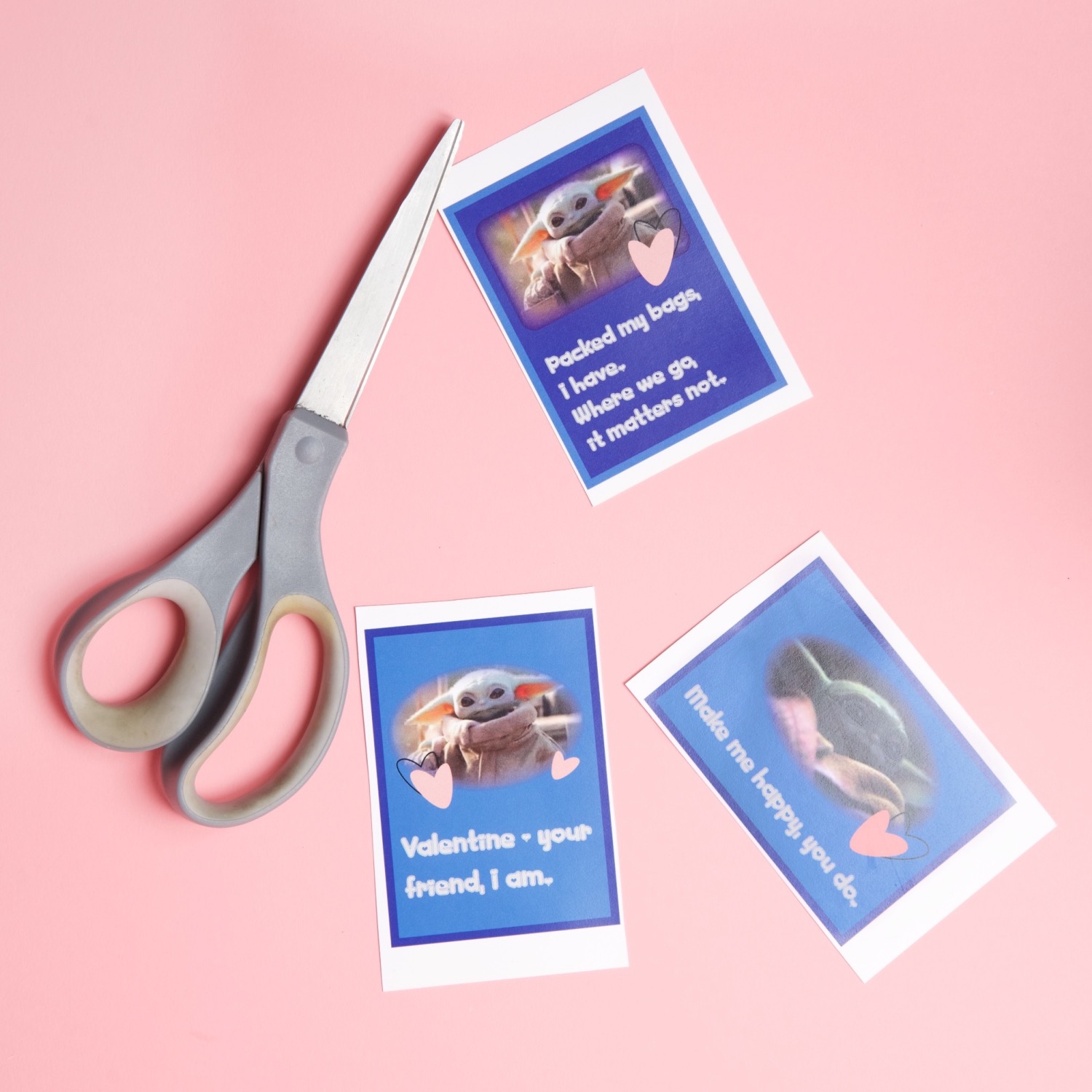 valentine cards with baby yoda printables pop shop america