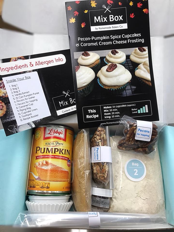 mix box by homemade bakers subscription baking box