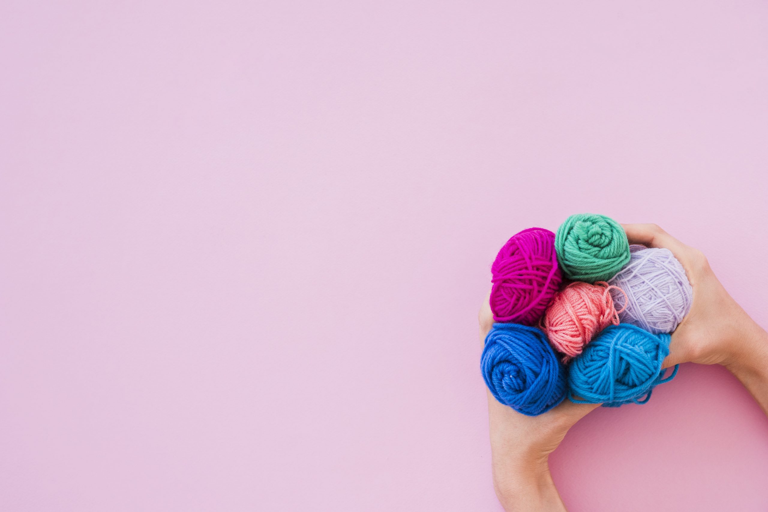 bright colored yarn for crochet-min