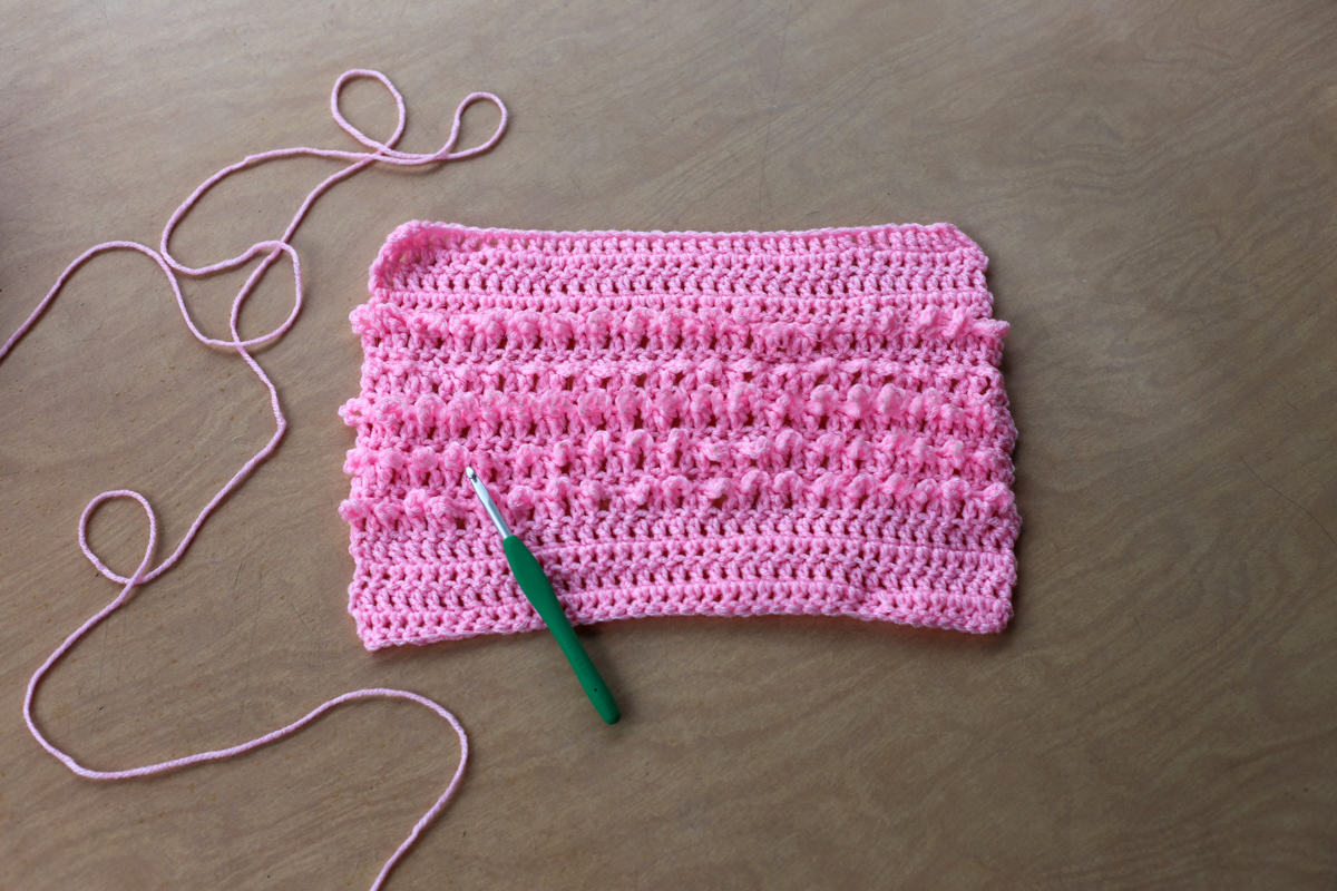 finished crocheted reusable washable swiffer pad