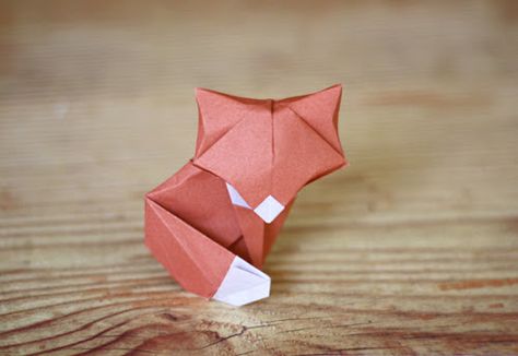 diy origami fox paper folding tutorial