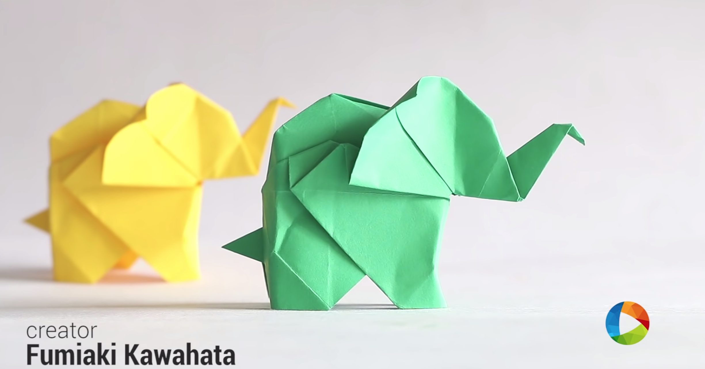 how to make an origami elephant tutorial