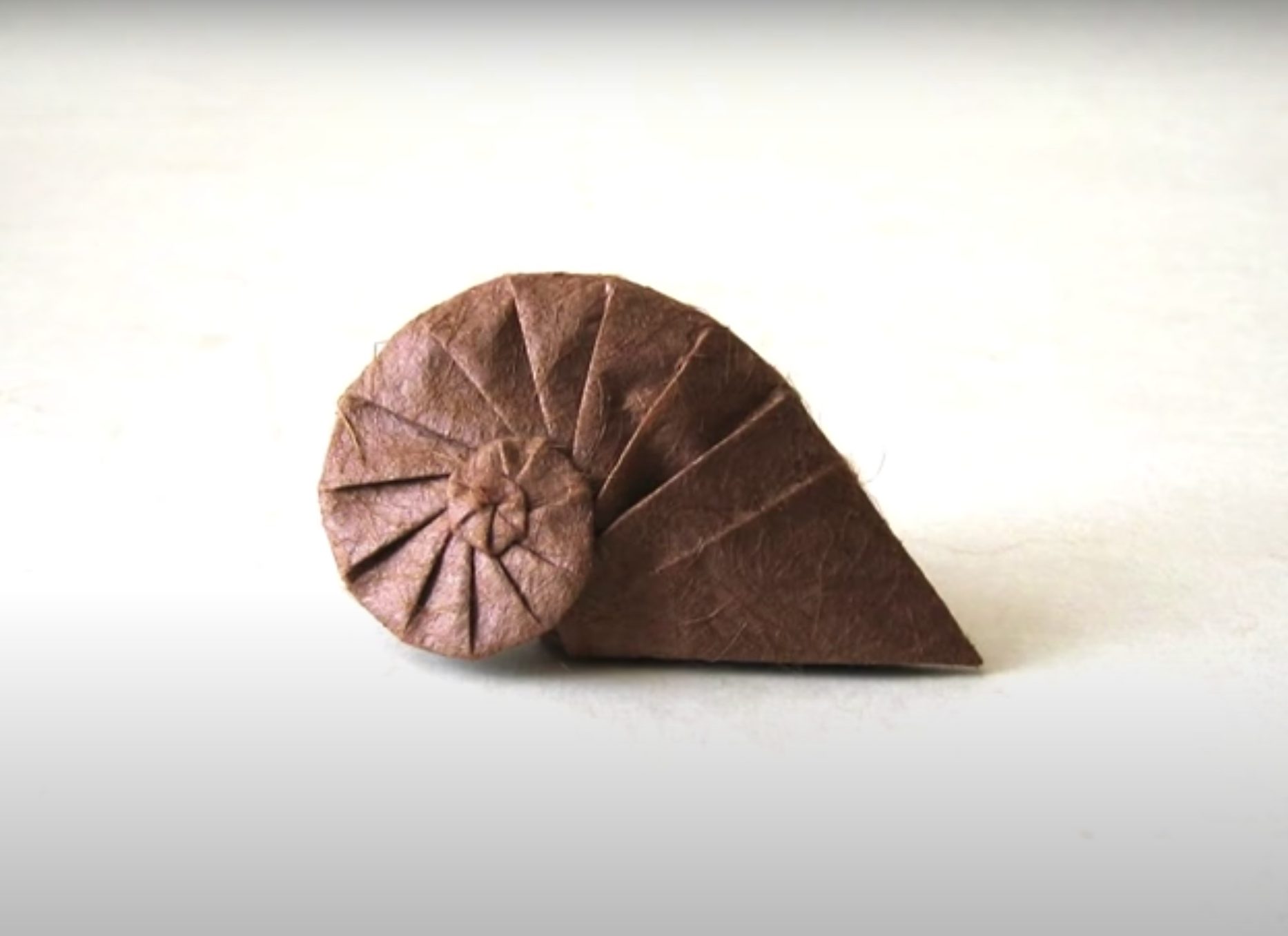 origami navel shell craft tutorial