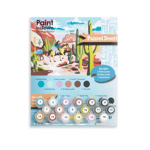 painted desert paint by numbers kit
