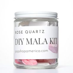 Rose Quartz Mala gemstone jewelry craft kit