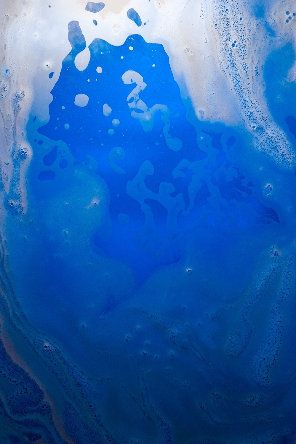 diy blue bath water mermaid bath bomb