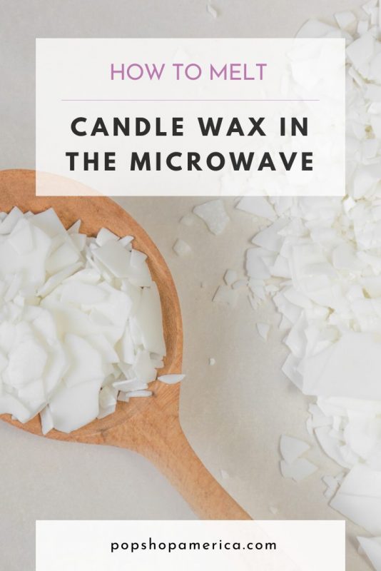 how to melt candle wax in the microwave tutorial