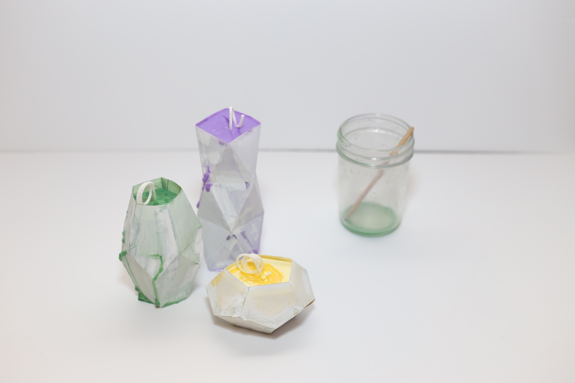 Gemstone Candles DIY, How To Make Gemstone Candles