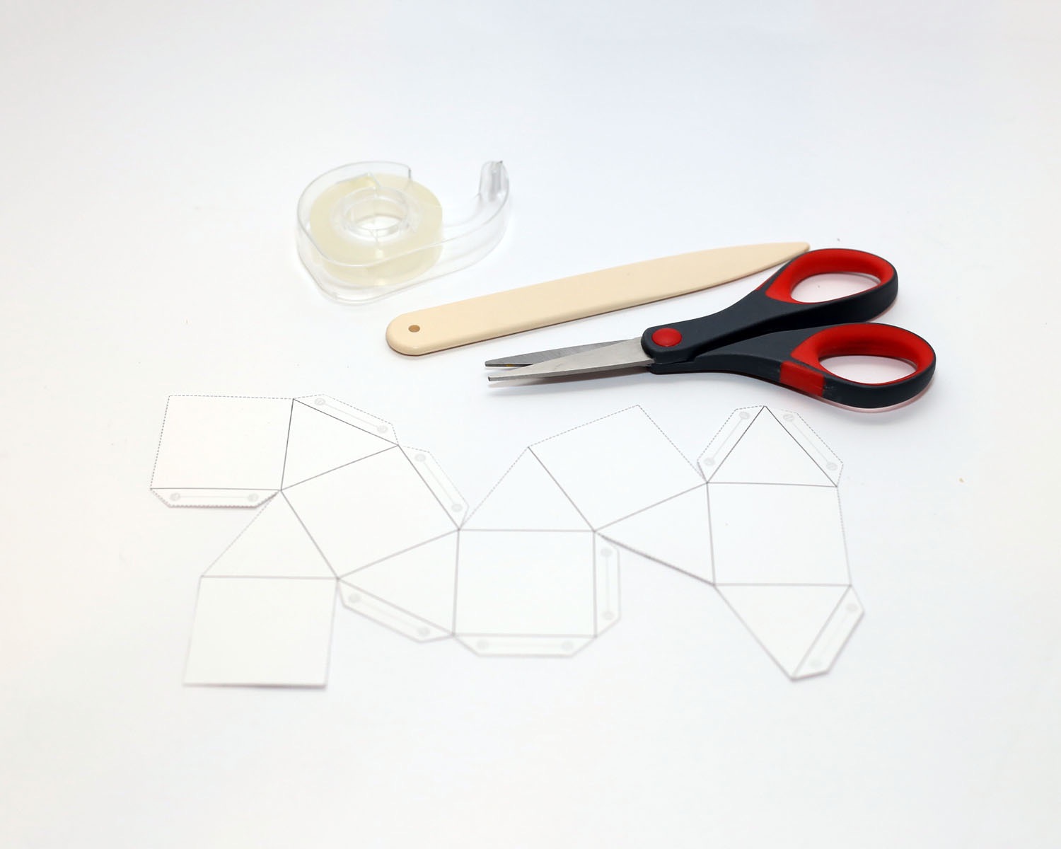 how to cut out your geometric template pop shop america