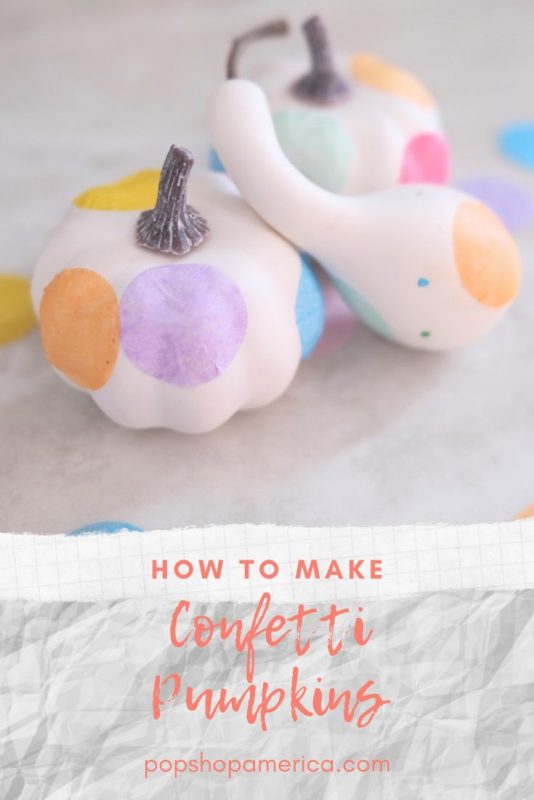 how to make confetti pumpkins feature