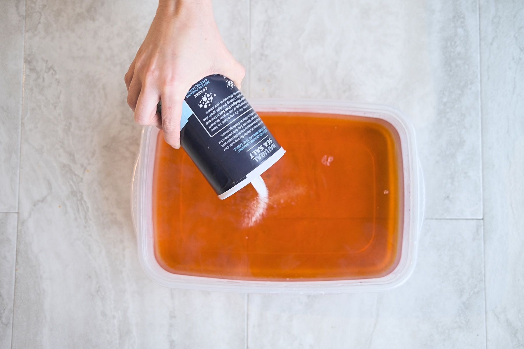 add salt to the rit dye bath for a dip dyed blanket