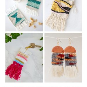 9+ stylish weaving crafts you can make with a loom