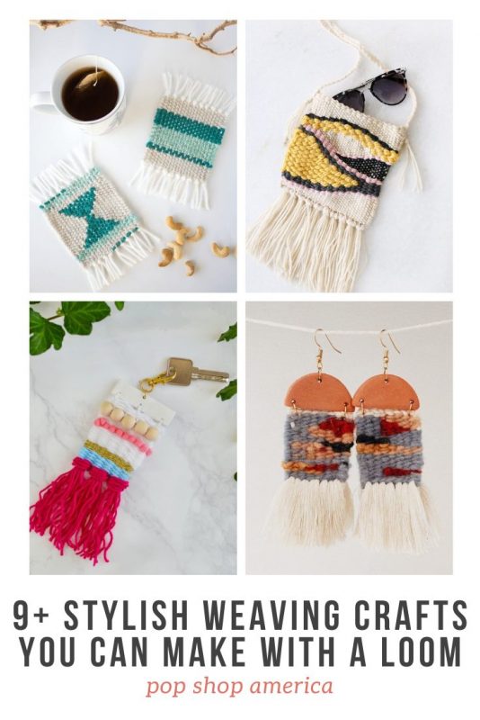 9+ stylish weaving crafts you can make with a loom