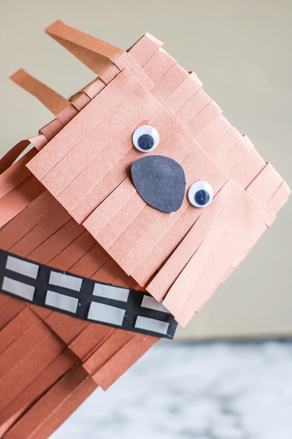 Chewbacca-paper-bag-puppet-star-wars-crafts