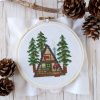 cross stitch making kit with an a frame pop shop america
