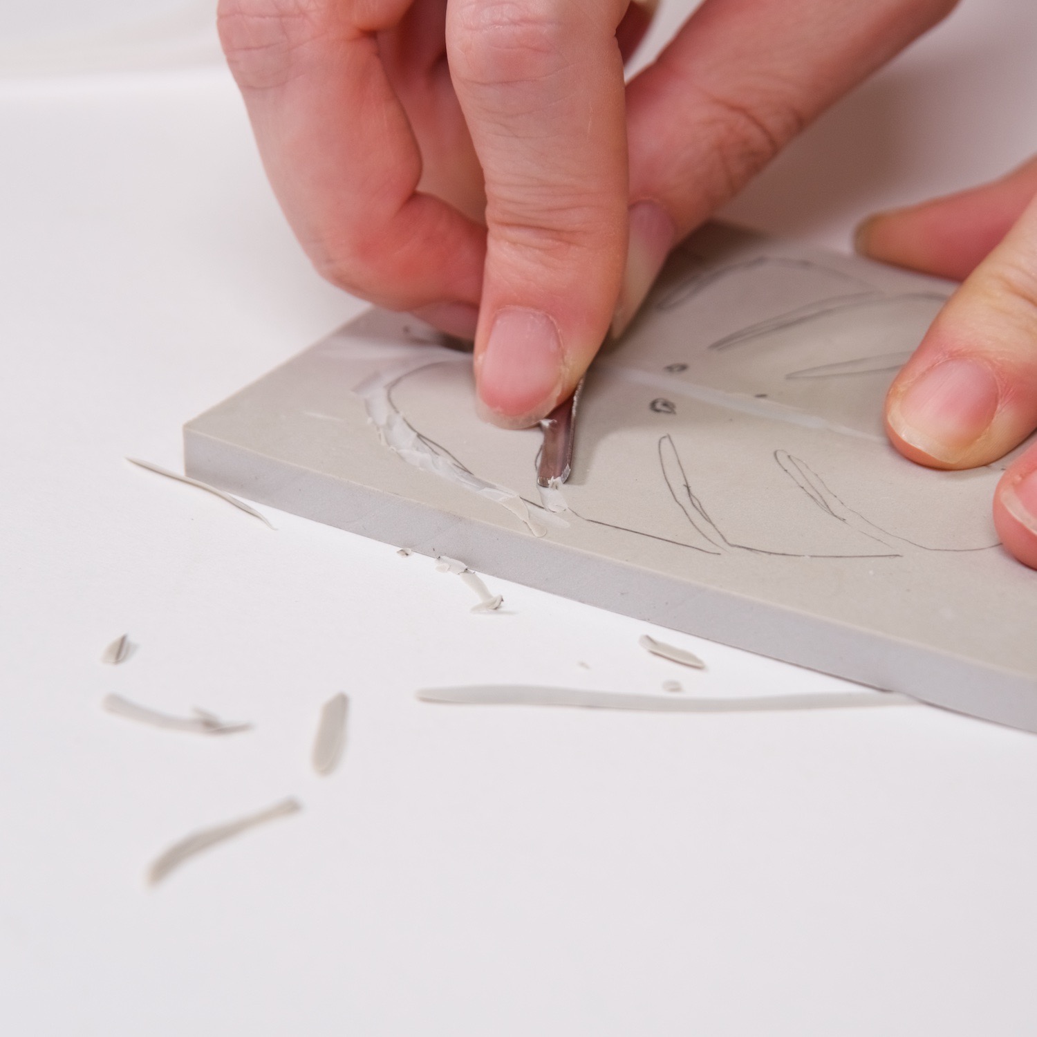 how to make a linocut block from a template diy