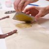 lift the linocut directly off the printed tote