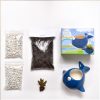 supplies inside diy narwhal gardening kit