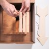 wood prep diy chevron making kit square