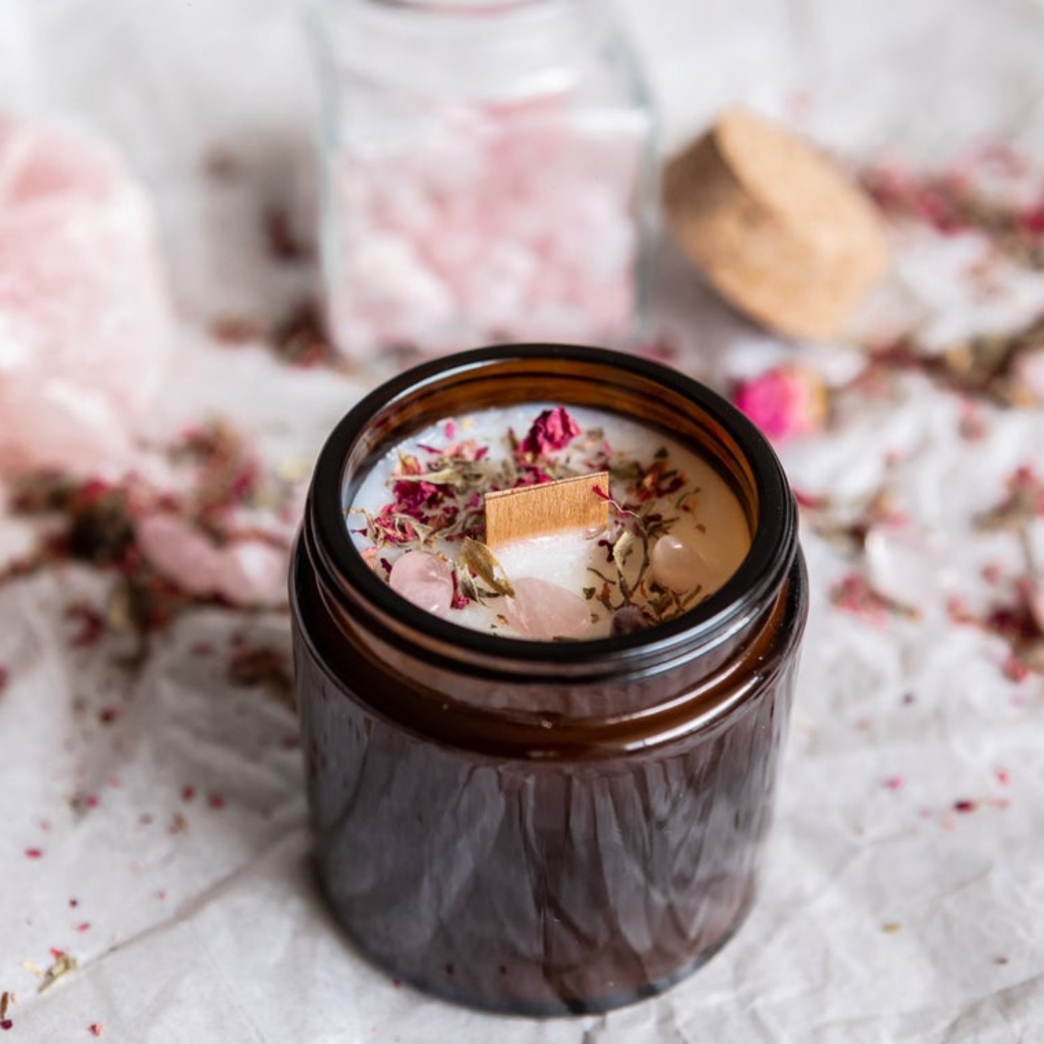 D.I.Y. Wooden Wick Candles — Wine & Sprinkles