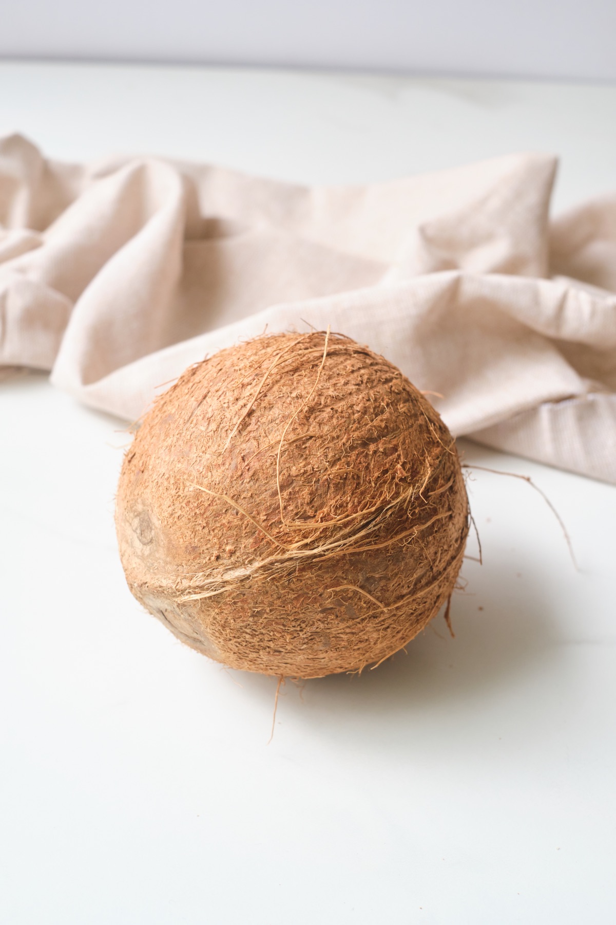 coconut ingredients to make fresh coconut milk