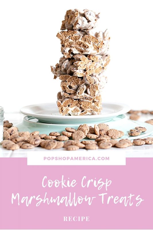 Cookie Crisp Marshmallow Crispy Treats Recipe Feature
