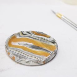 Learn how to make Marbled Clay Trinket Dish