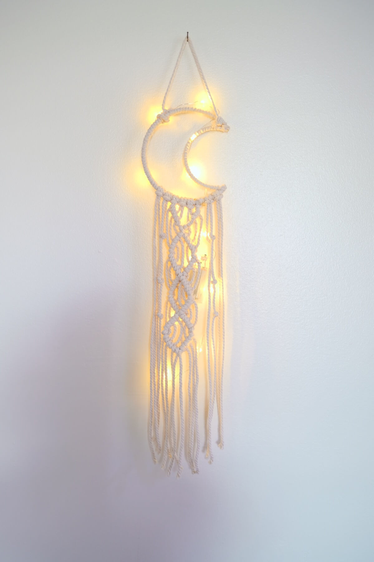 Moon Dreamcatcher Macrame Kit — Lindsey's Craft Studio