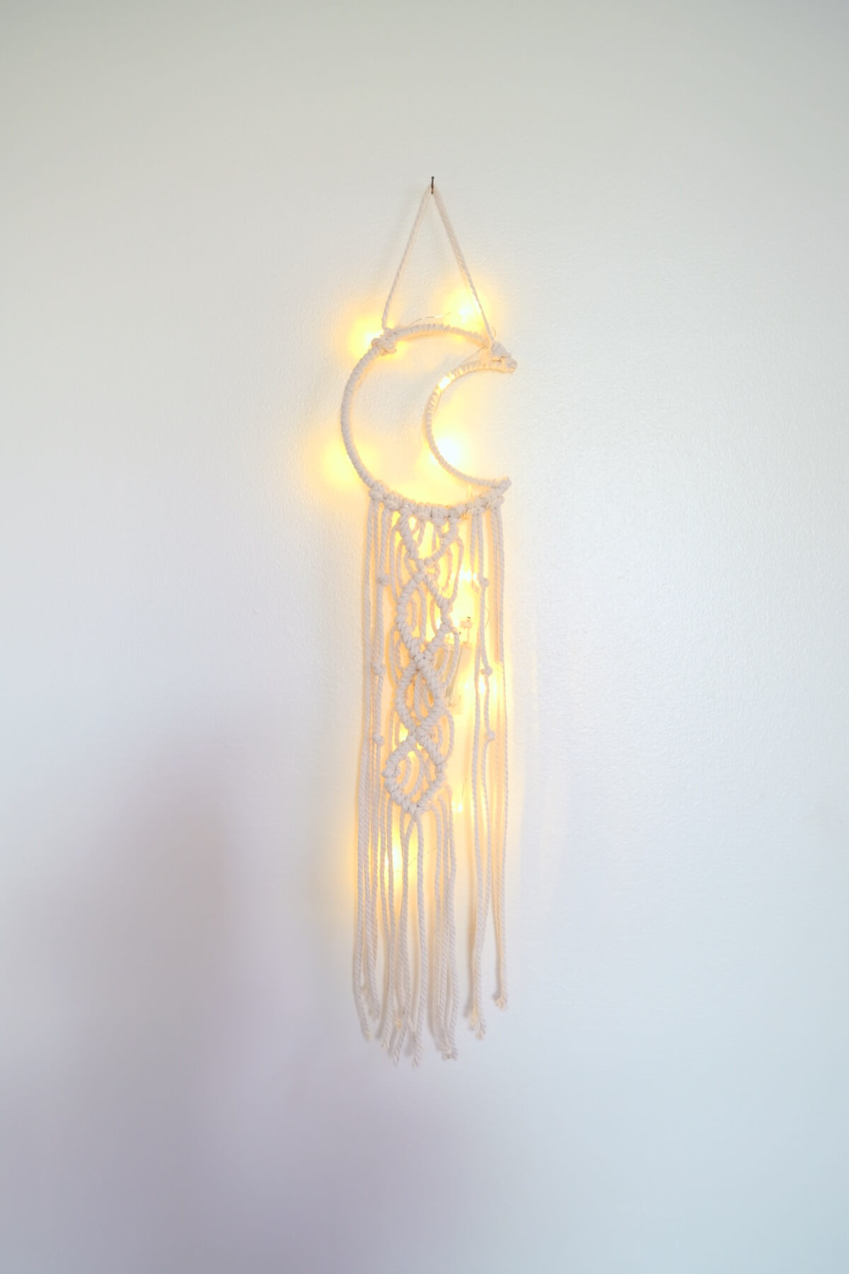 Mini Open Moon DIY Macrame Kit