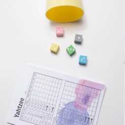 learn how to make diy yahtzee with score card