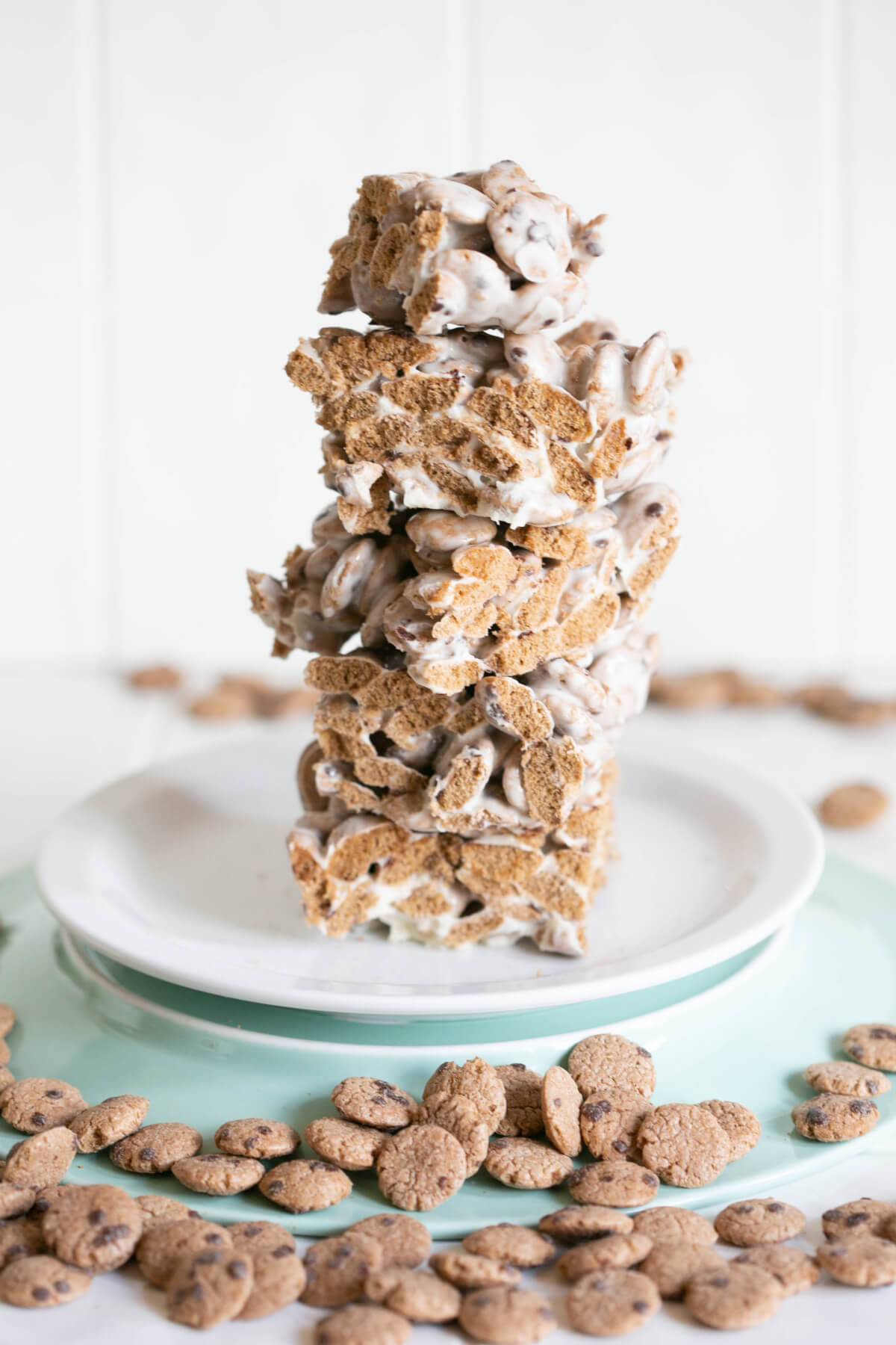marshmallow treats with cookie crisp cereal