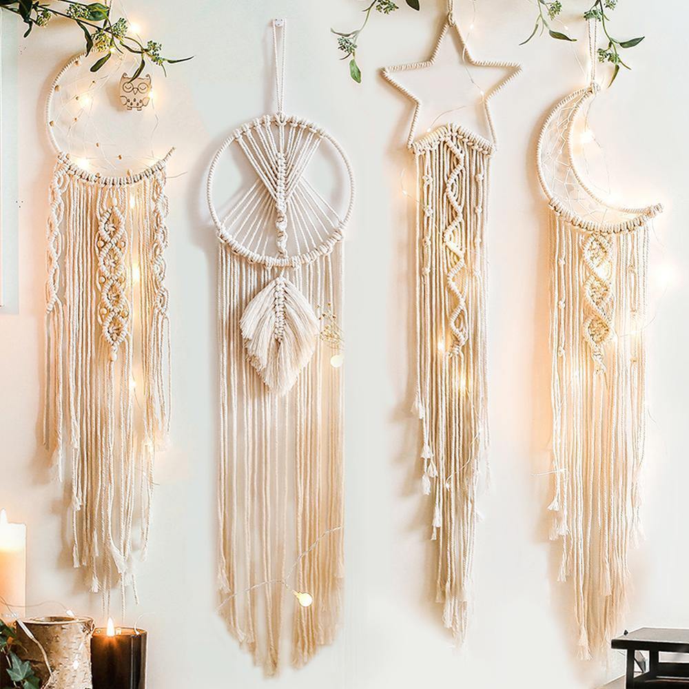 Moon Dreamcatcher Macrame Kit — Lindsey's Craft Studio