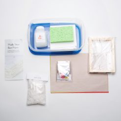 see inside the paper making craft supply kit