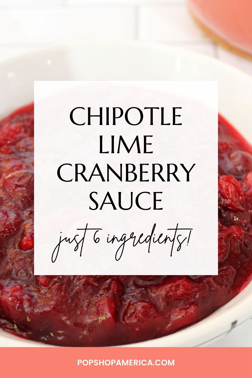 Chipotle Lime Cranberry Sauce Recipe
