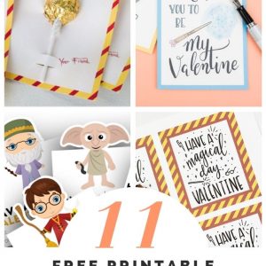 11 Free Printable Harry Potter Valentine Cards