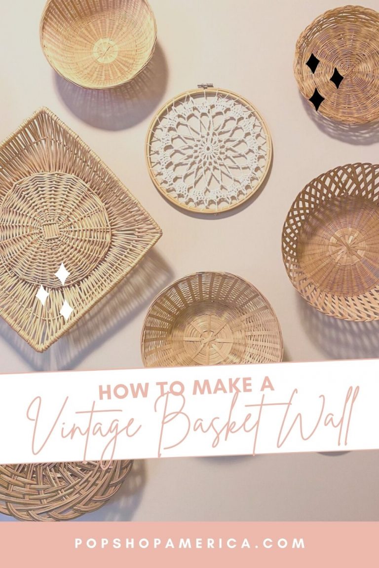 How to Make a Vintage Woven Basket Gallery Wall