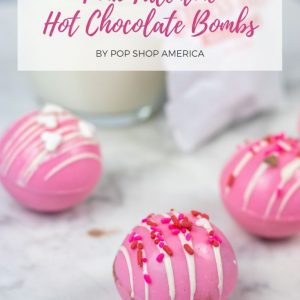 How to Make Pink Valentine Hot Chocolate Bombs
