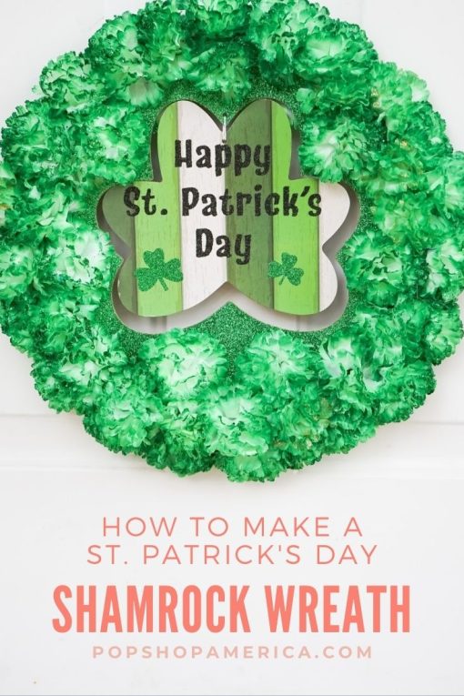 DIY St. Patrick’s Day Shamrock Wreath