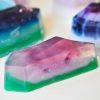 Close Up of Finished Gemstone Soap Making Kit