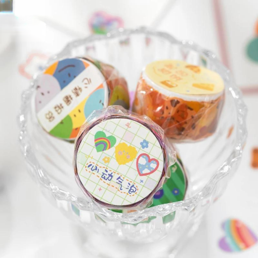 Washi stickers in a bowl feature