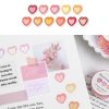 Rainbow Heart Washi Sticker Red Variation