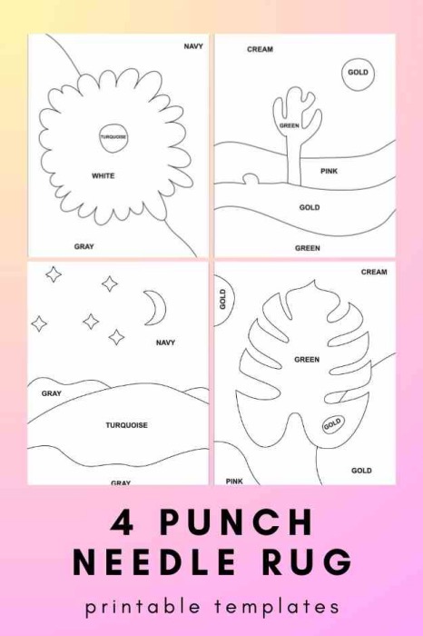 Four top tips for making your own punch needle rugs – Whole Punching