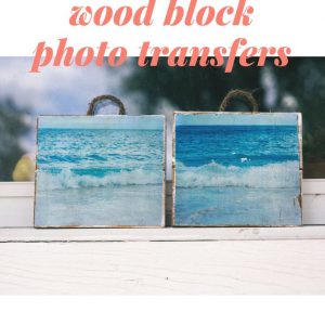 DIY Wood Block Photo Transfer Pop Shop America