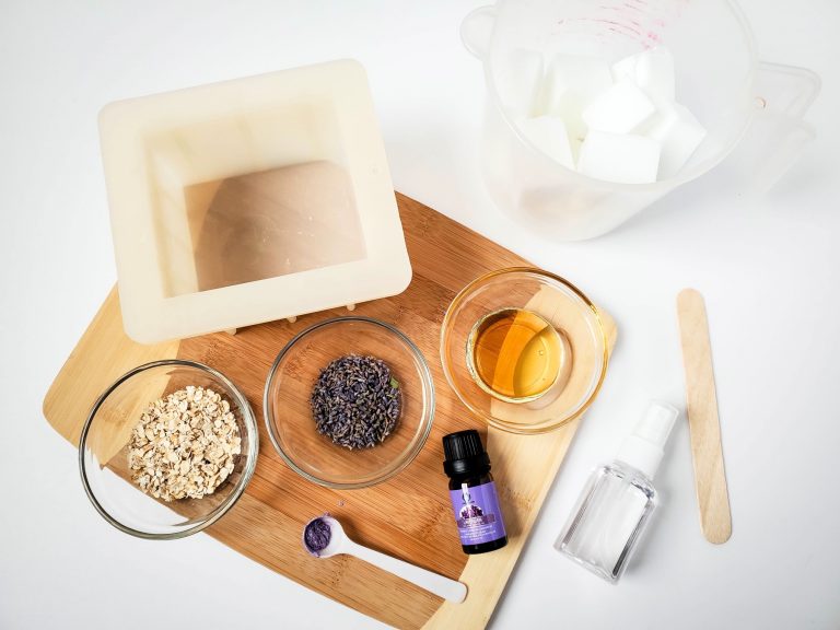 Goat Milk Soap Recipe with Honey, Lavender & Oats