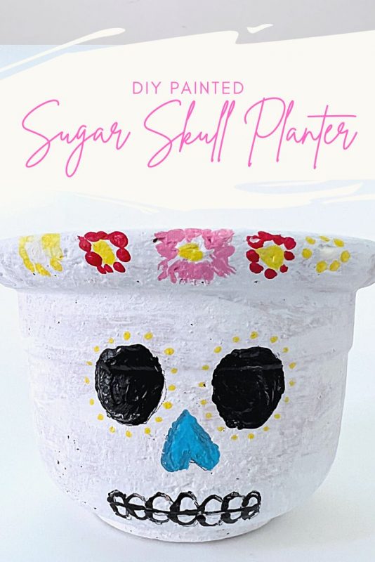 DIY Sugar Skull Planter Tutorial