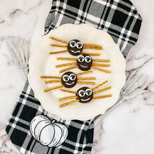 girly oreo spiders halloween recipe square