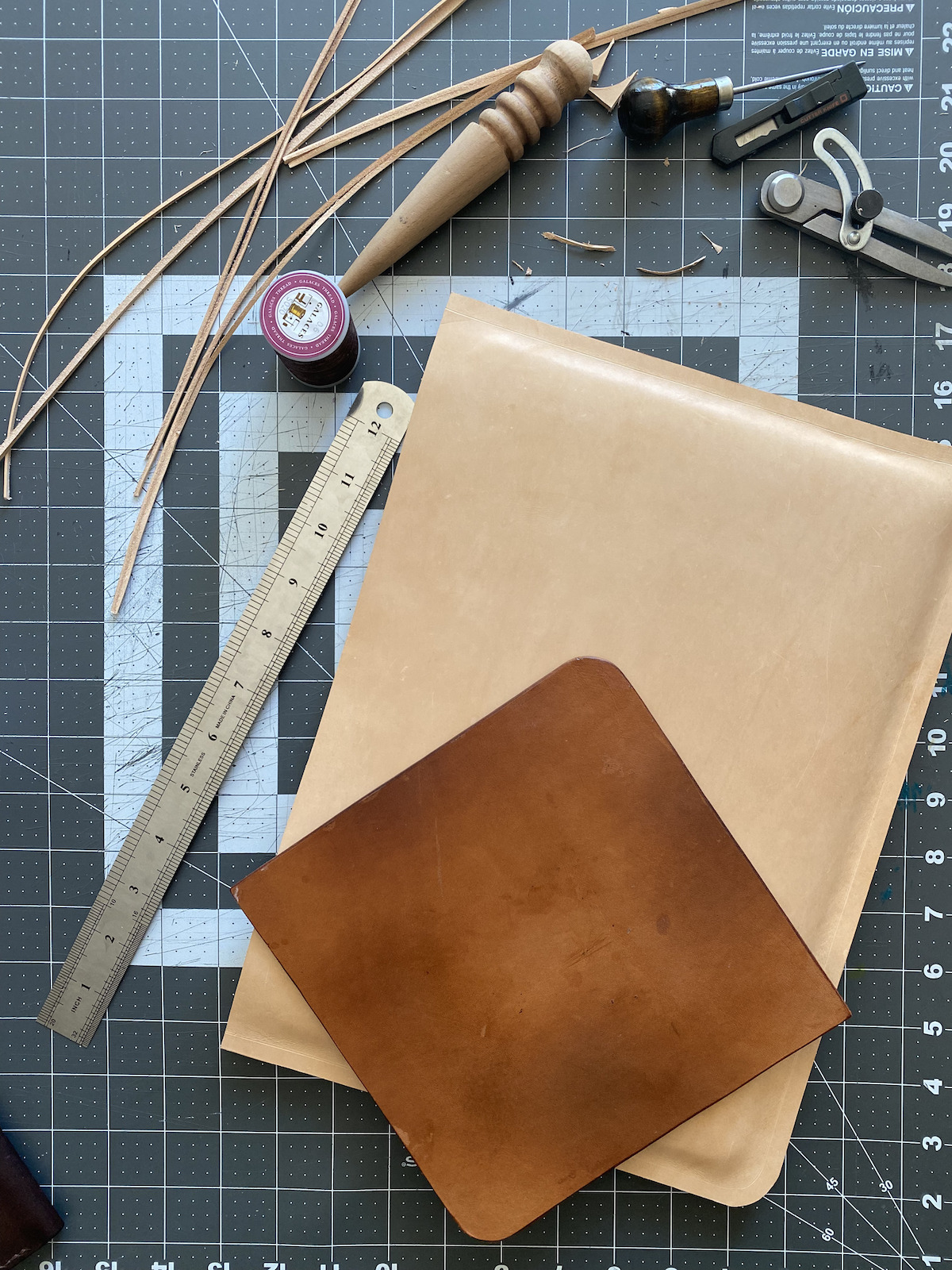 Making a Leather Laptop Sleeve 